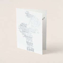 マザーワードアート 箔カード
