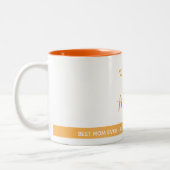 マザーワールド最高ののマム金ゴールド ツートーンマグカップ (左)