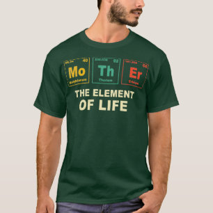 マザー周期表ギーク化学者の恋人レトロギー Tシャツ