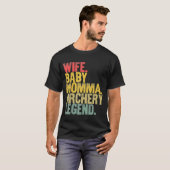 マザー女性おもしろい妻ベビーママアーチェリー伝説 Tシャツ (正面フル)