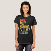 マザー女性妻ベビーママ陶芸伝説 Tシャツ (正面フル)