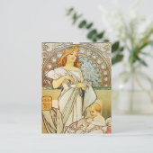 マザー女神アールヌーボー ポストカード (スタンド正面)