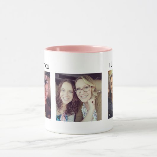 マザー娘カスタムフォトコラージュマグ マグカップ (中央)