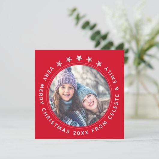 マザー娘レッドメリークリスマスカスタマイズ可能 シーズンカード (スタンド正面)