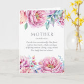 マザー定義 |水彩フローラ母の日 カード (黄色い花)