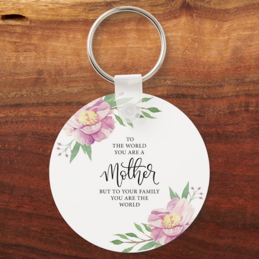 マザー引用文ギフト キーホルダー (正面)