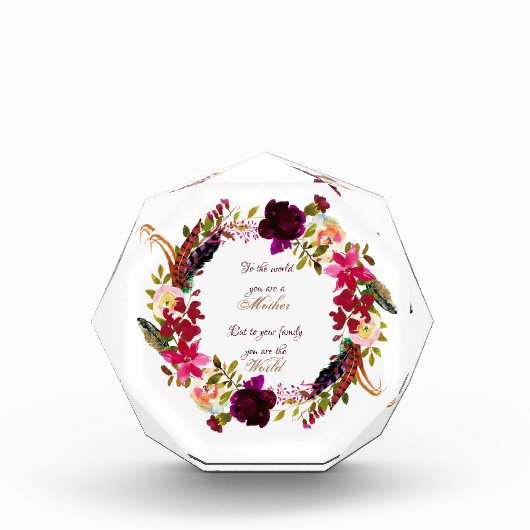 マザー引用文 フォトブロック (正面)