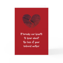 マザー悔やみや弔慰カードバイdalDesignNZ