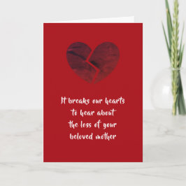 マザー悔やみや弔慰カードバイdalDesignNZ カード