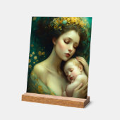 マザー生まれたばかりのデザインアクリル標識ベビー アクリルサイン (傾斜)