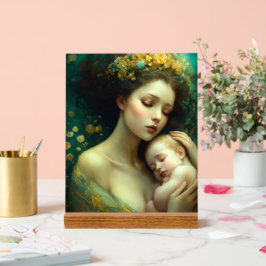 マザー生まれたばかりのデザインアクリル標識ベビー アクリルサイン