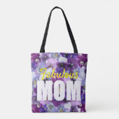 マザー用パンジーのトートバッグ トートバッグ (裏面)