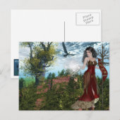 マザー自然ファンタジーデザイン ポストカード (正面/裏面)