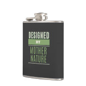 マザー自然引用文のモチベーション フラスク (左)