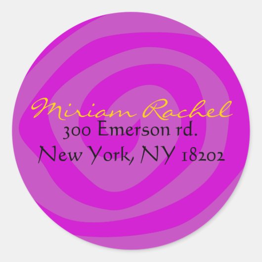 マザー自然旋回こうもりバー（ユダヤ教の）バル・ミツバーステッカー ラウンドシール (正面)