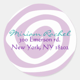 マザー自然旋回こうもりバー（ユダヤ教の）バル・ミツバーステッカー ラウンドシール