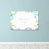 マザー自然旋回バルミツワーサインインボード キャンバスプリント (インサイチュ (ウッドフロア))