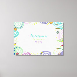 マザー自然旋回バルミツワーサインインボード キャンバスプリント