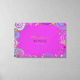 マザー自然旋回バルミツワーサインインボード キャンバスプリント