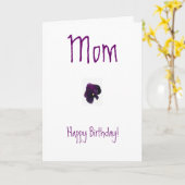 マザー誕生日カード カード (黄色い花)