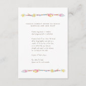 マザー賛美の情報カラフルビーズの羽 エンクロージャーカード (正面)