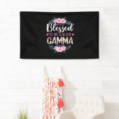 マザー賛美アートはガンマ誕生日 横断幕 (インサイチュ)