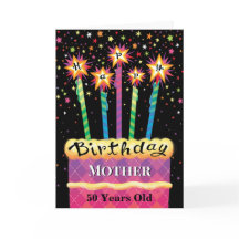 マザー50お誕生日ケーキ