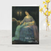 マザー アンド チルドレン ヴィンテージ カード (黄色い花)