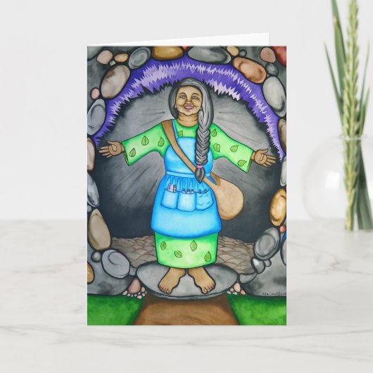 マザー・アースはリタ・ロイドの歓迎を受ける カード (正面)