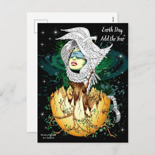 マザー・アース誕生 シーズンポストカード (正面/裏面)