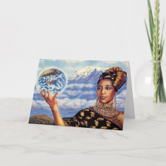 マザー・アース・バイ・リサ・アイリス カード (正面)