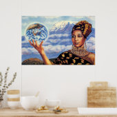 マザー・アース・バイ・リサ・アイリス・ポスター ポスター (キッチン)