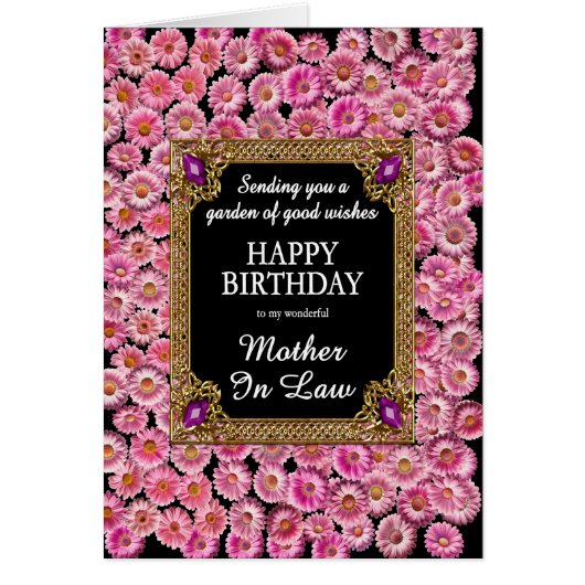 マザー・イン・ロー誕生日ピンクデイジー (正面)