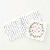 『マザー・オブ・ザ・グルーム水彩ゲストブック』 ノートブック (内部)