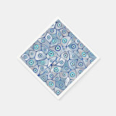 『マザー・オブ・パール・イビル・アイ・パターン』 スタンダードカクテルナプキン (角)