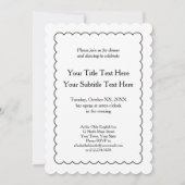 『マザー·オブ·ブライド』おもしろい·リハーサル·ディナー 招待状 (裏面)