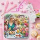 マザー&キッズハッピーマザーズデイ紙プレート ペーパープレート (パーティー)