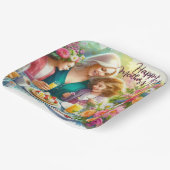 マザー&キッズハッピーマザーズデイ紙プレート ペーパープレート (傾斜あり)