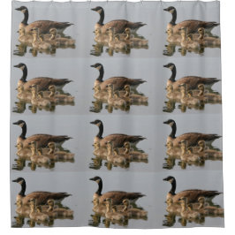 マザー・グースおよび彼女のがちょうの子 シャワーカーテン