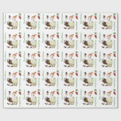 マザー・グースおよび父の一瞥のクリスマスのギフト用包装紙 ラッピングペーパー (フラット)