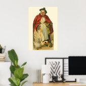 マザー・グース ヴィンテージ ビクトリアン ストーリー ブック ポスター (ホームオフィス)