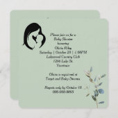 マザー&チャイルド ベビーシャワー 招待状 (正面/裏面)