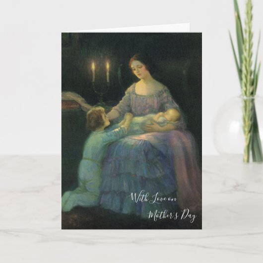 マザー＆チルドレン ヴィンテージ カード (正面)