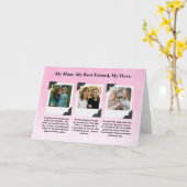 マザー・トリビュート・フォト・コラージュ カード (黄色い花)