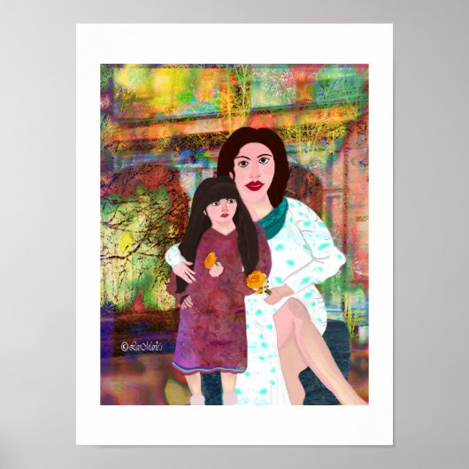 マザー&ドーターリーマリーのクリエイティブデザイン ポスター (正面)