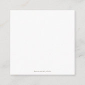 マザー・ネイチャーのワンダーズ 封筒カード エンクロージャーカード (裏面)