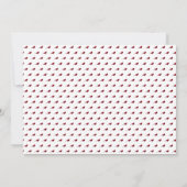 マザー・ネイチャー ベイビーシャワーの招待状： 招待状 (裏面)