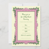 マザー＆ベイビーフェアリー ベイビーシャワー招待状 招待状 (裏面)