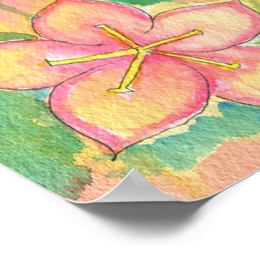 マザー＆ベイビー妖精アートポスター印刷 ポスター (角)