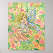 マザー＆ベイビー妖精アートポスター印刷 ポスター (正面)